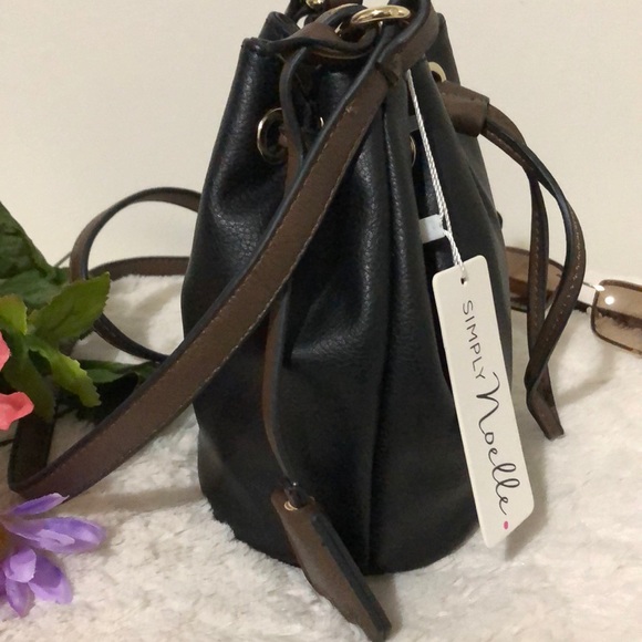 Simply noelle crossbody bag black whit gold tone - Picture 4 of 8